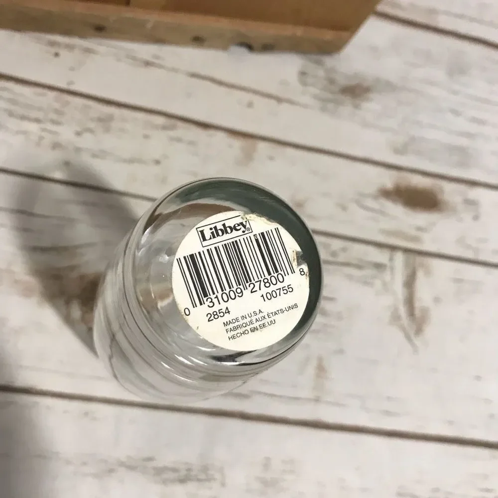 Libbey‎ Bud Vases 2 Clear Glass